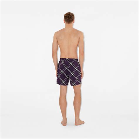 burberry badehose männer|Schwimmshorts in Check (Sand) .